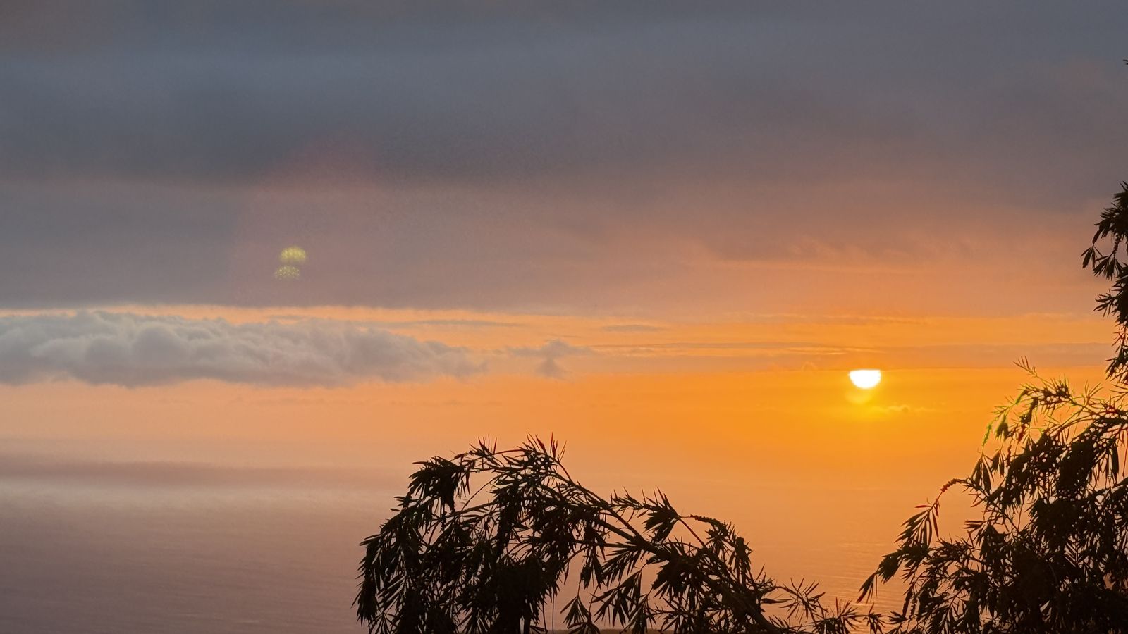 Sonnenuntergang über dem Atlantik